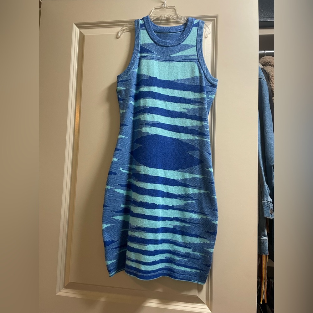 Blue dress